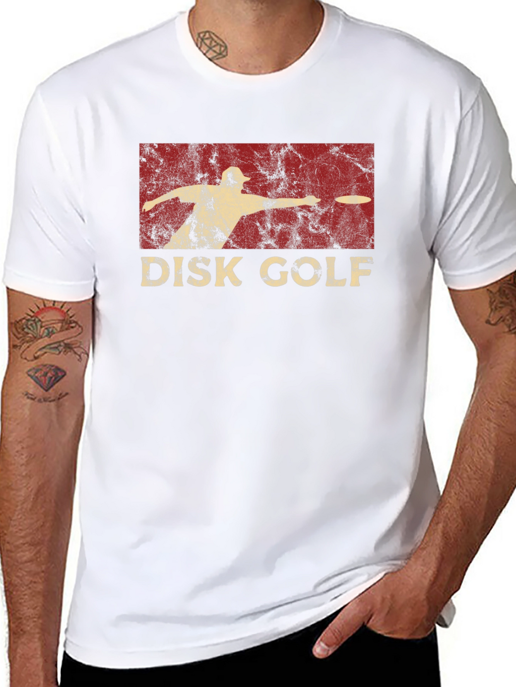 Disk Golf Graphic Tee - Retro Design