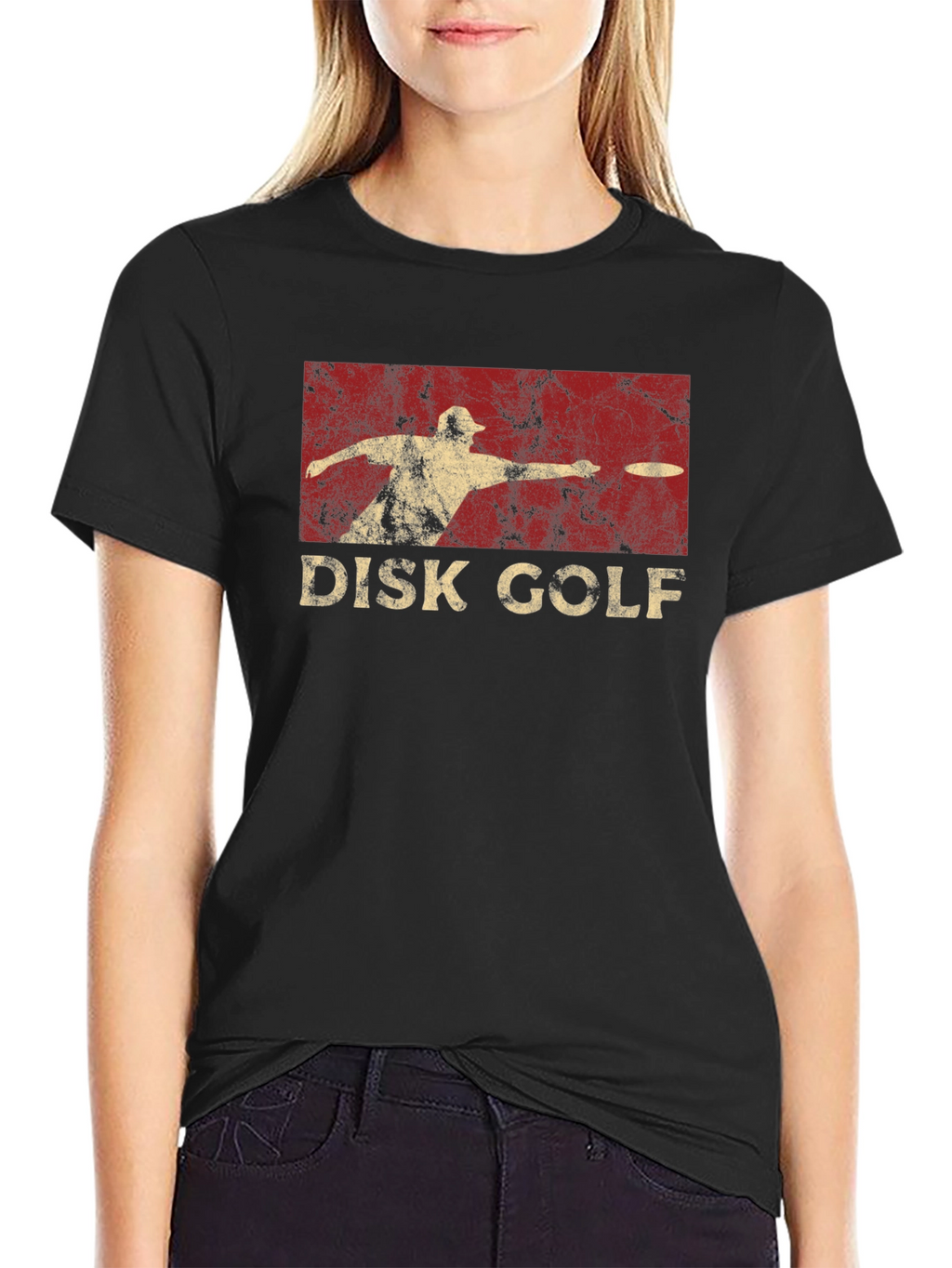Disk Golf Graphic Tee - Retro Design