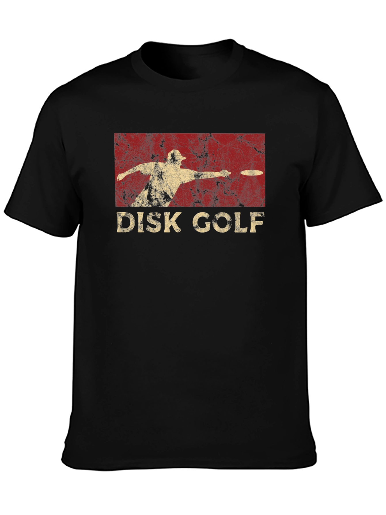Disk Golf Graphic Tee - Retro Design