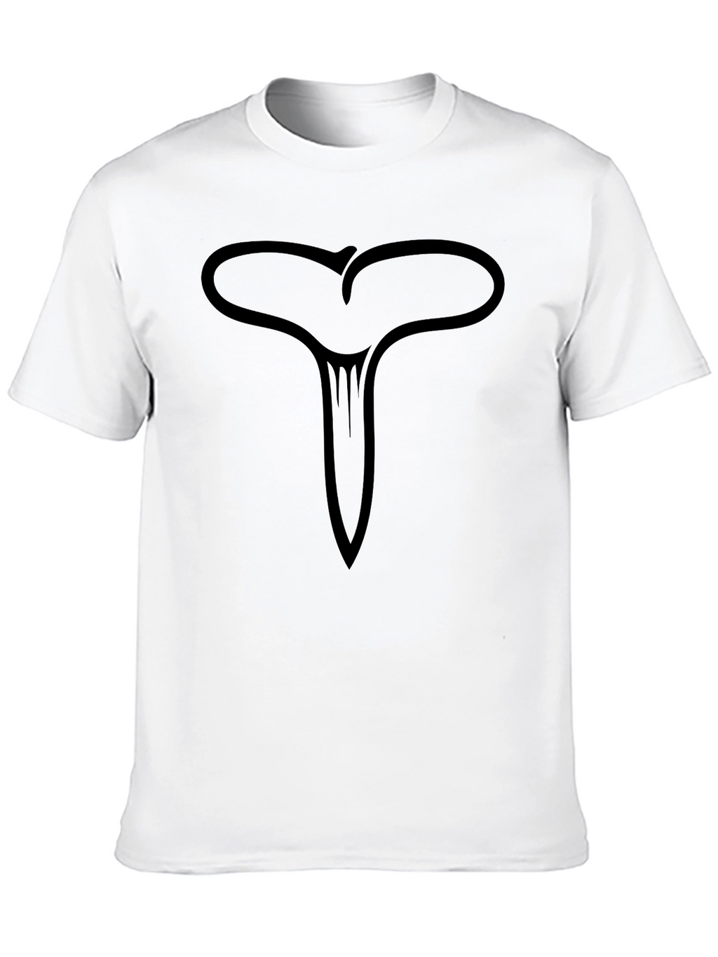 Abstract Symbol Black T-Shirt