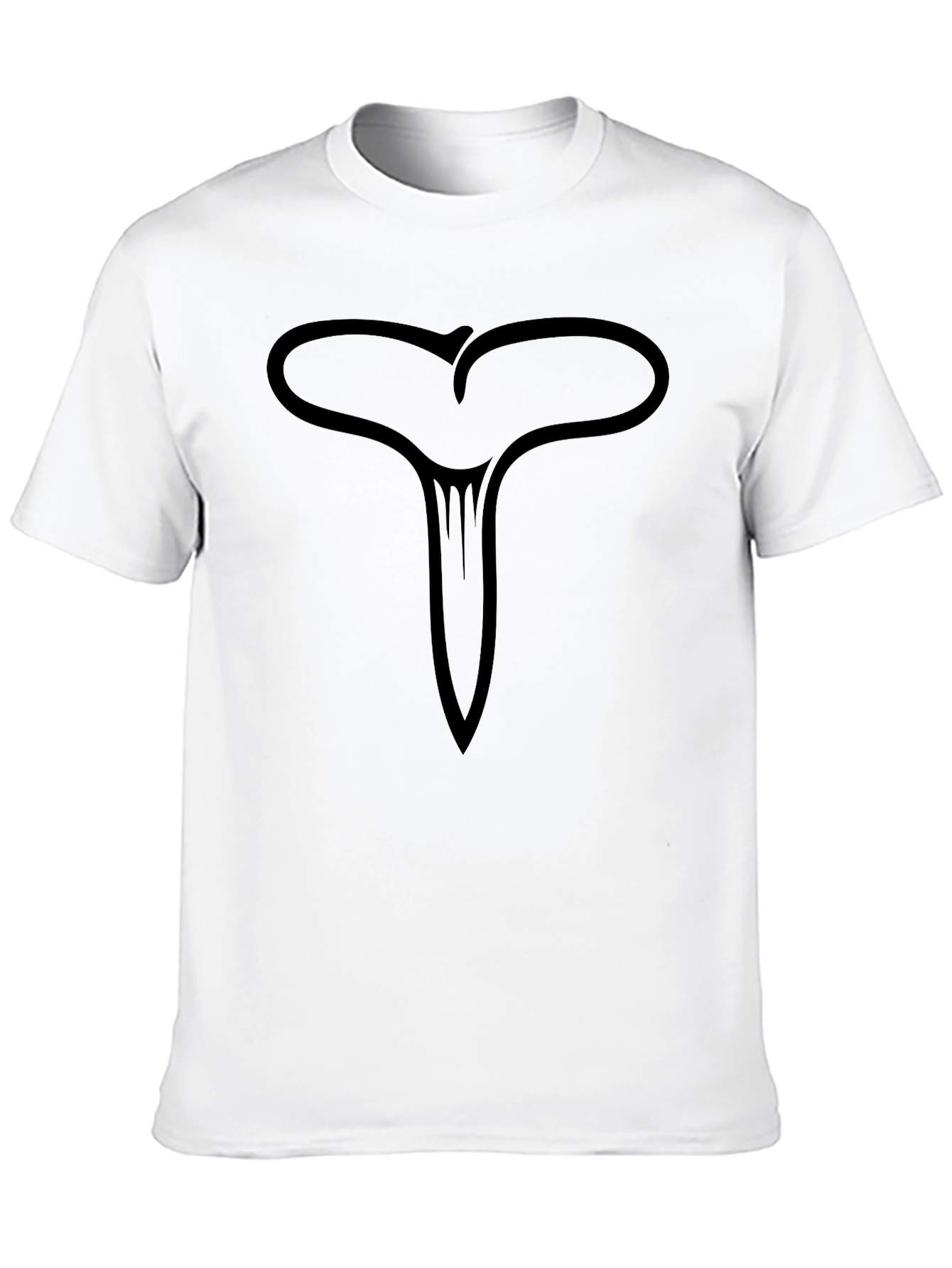Abstract Symbol Black T-Shirt