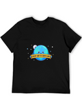 Earth Day Graphic T-Shirt - Black