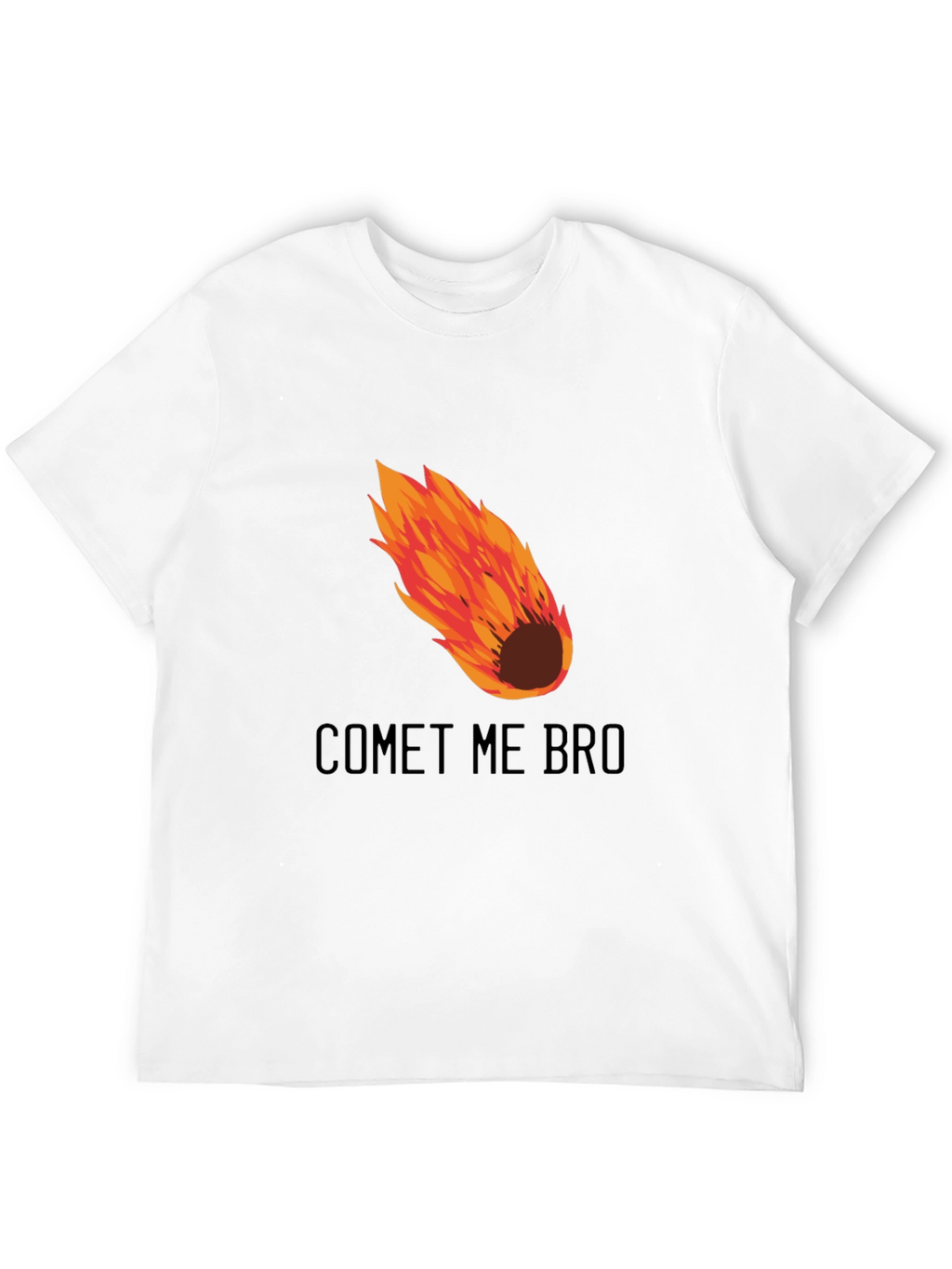 Comet Me Bro Graphic T-Shirt - Mens Black Tee