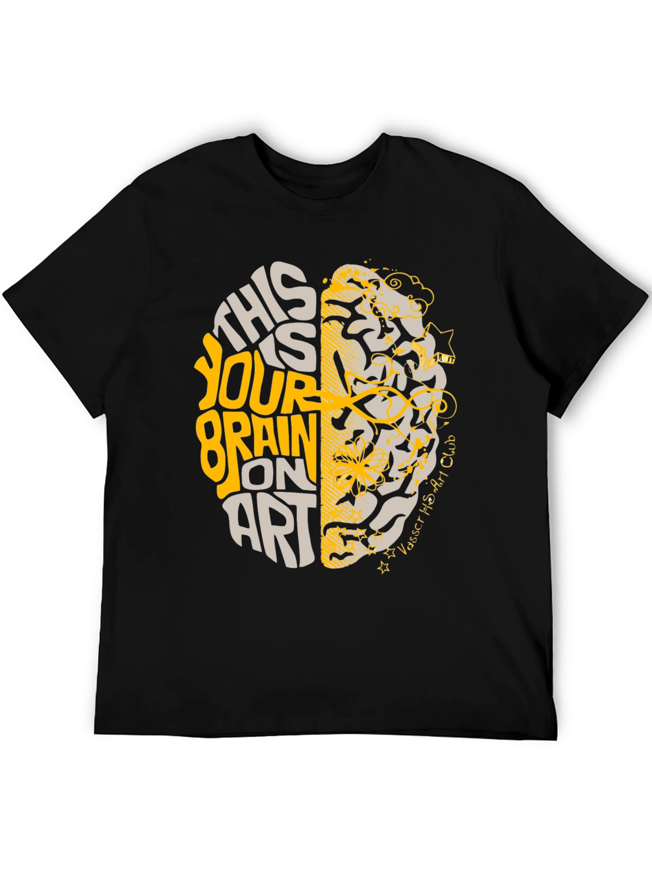 Brain On Art T-Shirt - Creative Design
