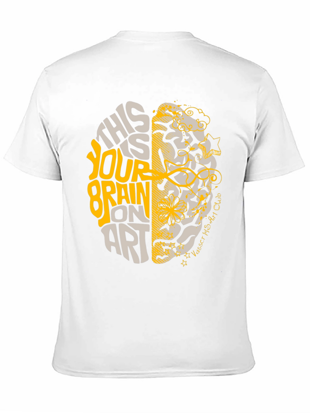 Brain On Art T-Shirt - Creative Design