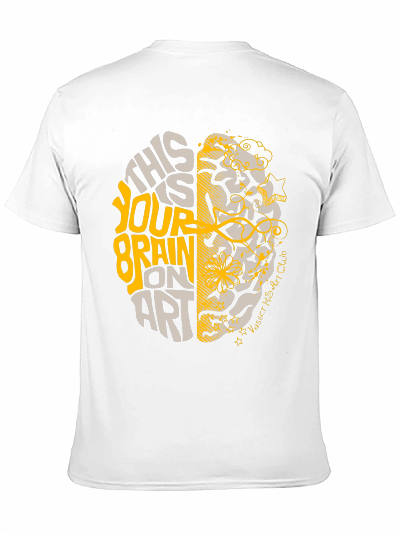Brain On Art T-Shirt - Creative Design