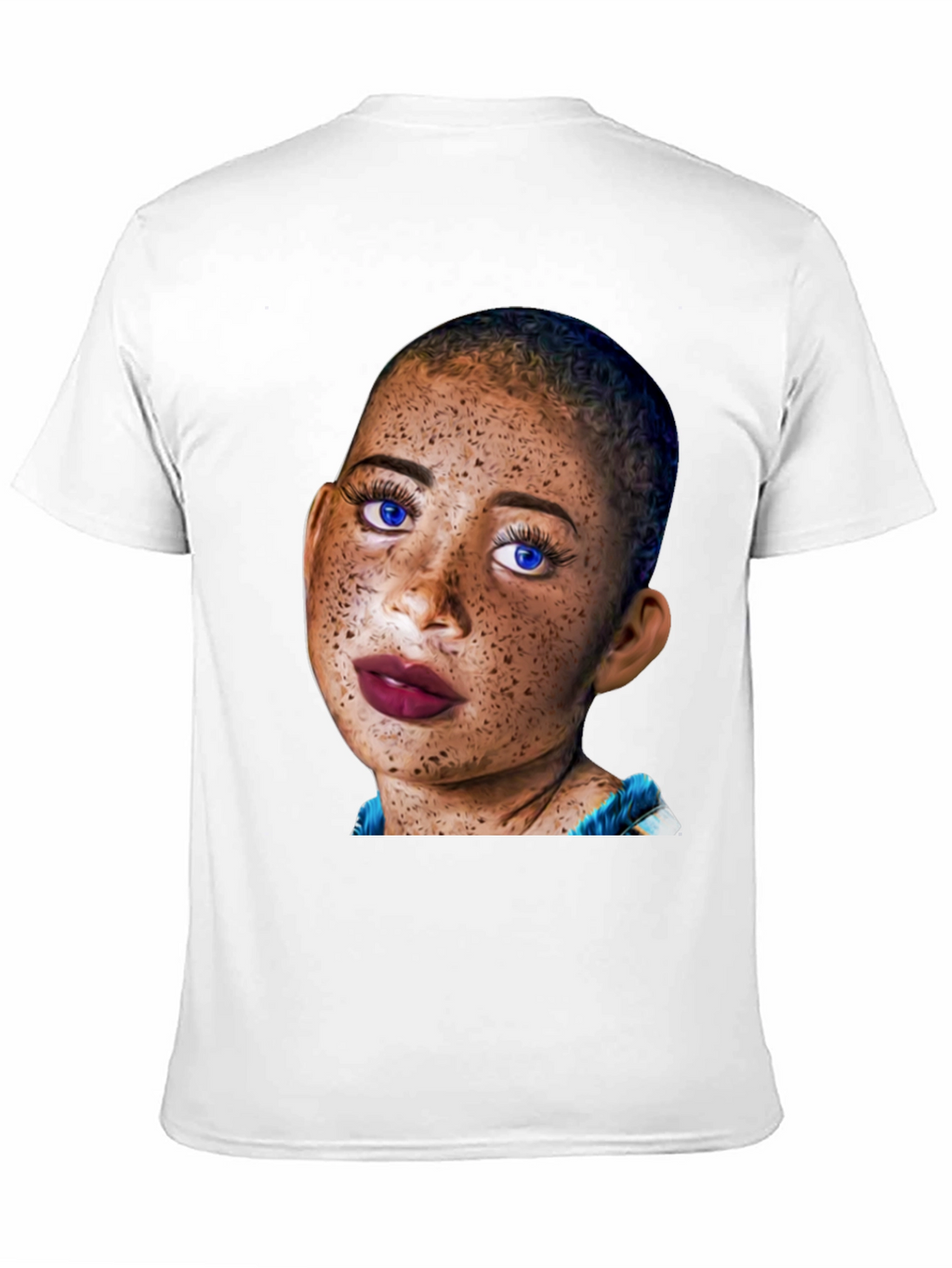 Unique Portrait Tee - Stylish & Eye-Catching