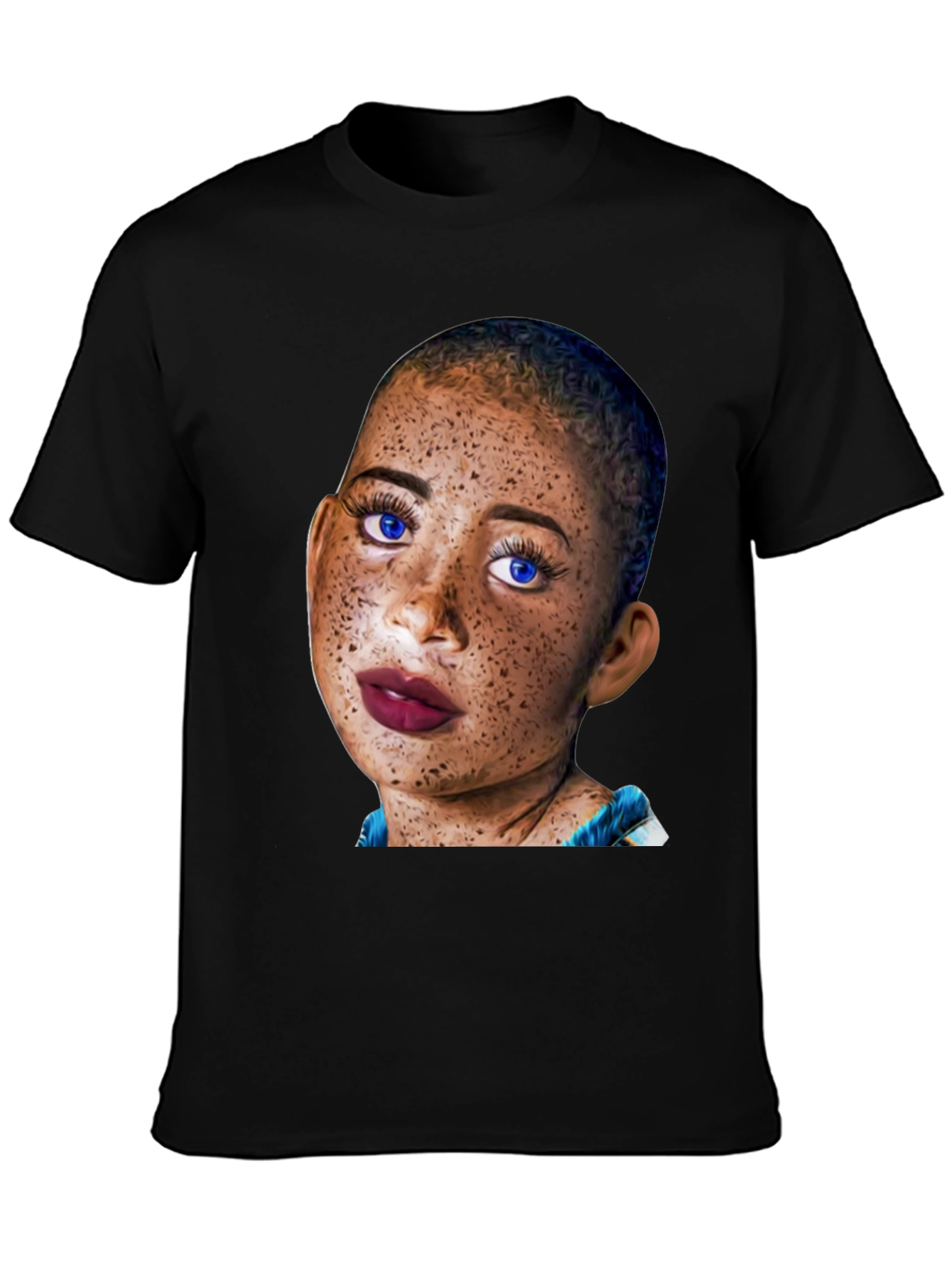 Unique Portrait Tee - Stylish & Eye-Catching