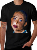 Unique Portrait Tee - Stylish & Eye-Catching