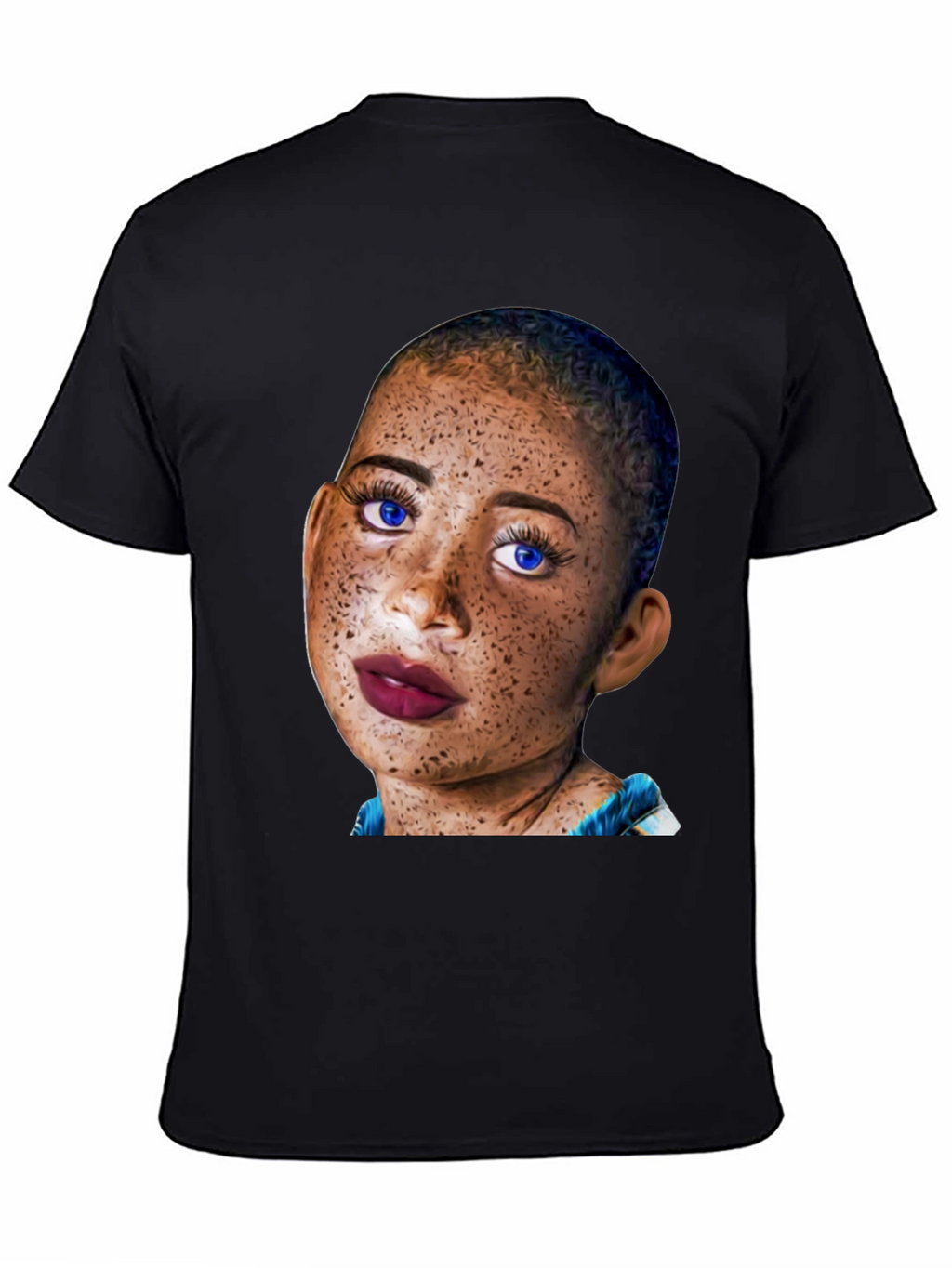 Unique Portrait Tee - Stylish & Eye-Catching