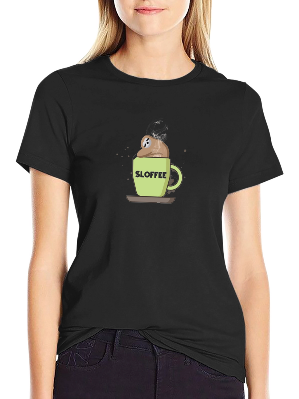 Sloth Coffee T-Shirt - Sloffee Funny Tee