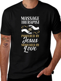 Massage Therapist Powered By Jesus T-Shirt