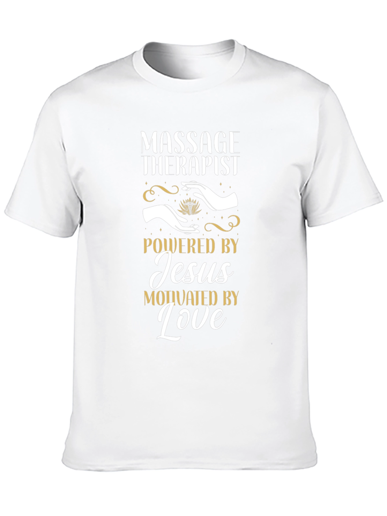 Massage Therapist Powered By Jesus T-Shirt