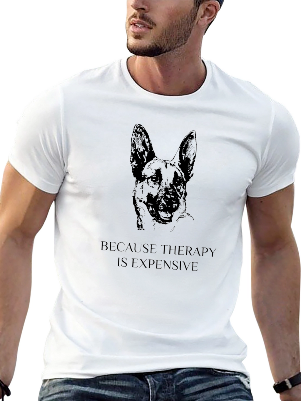 Dog Therapy Graphic T-Shirt