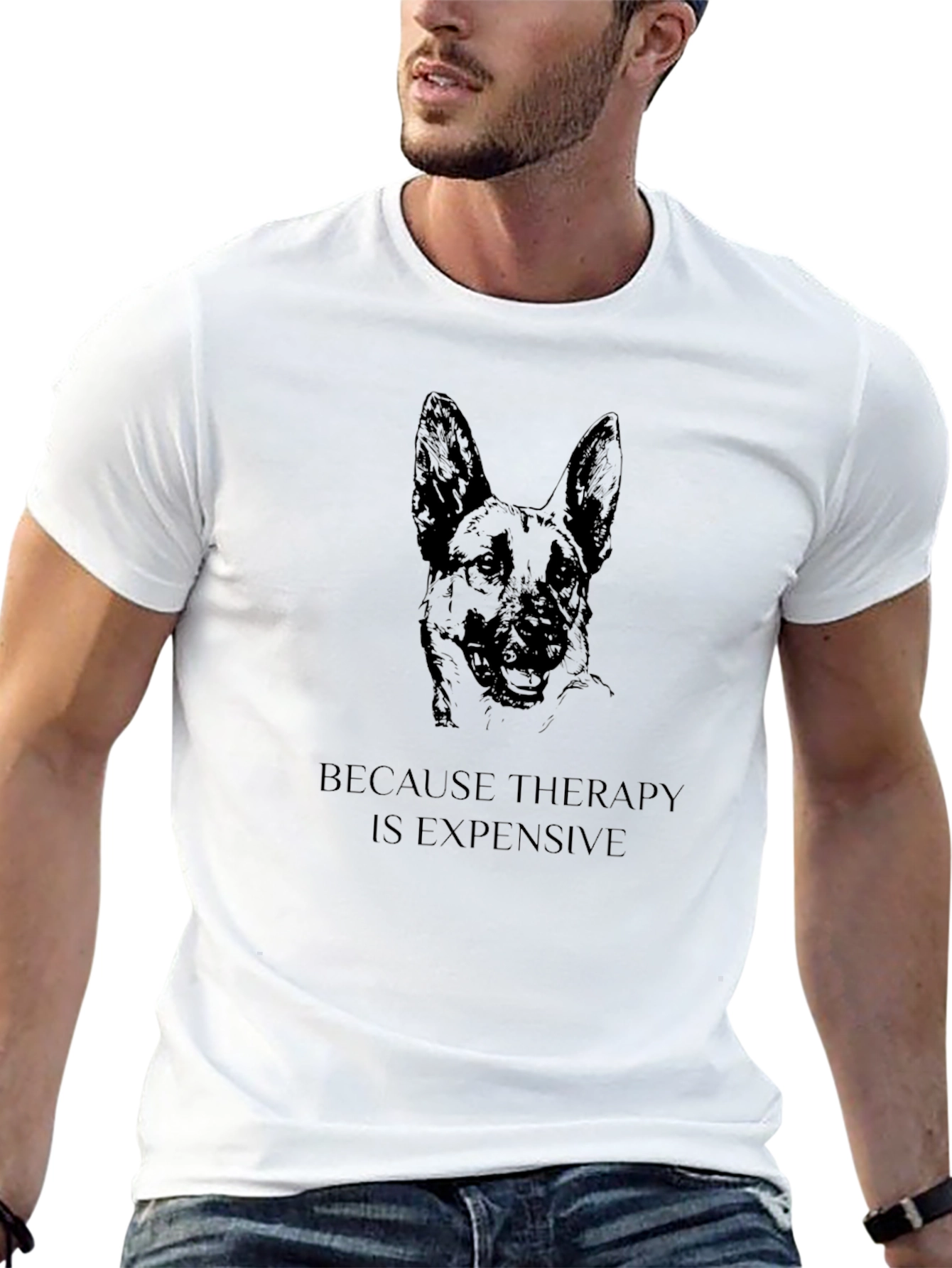 Dog Therapy Graphic T-Shirt
