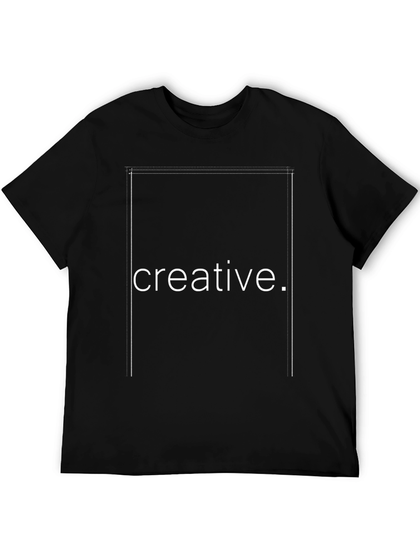 Creative Black T-Shirt - Stylish and Comfortable