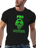Pro Gamer Black T-Shirt - Bearded Gamer Design