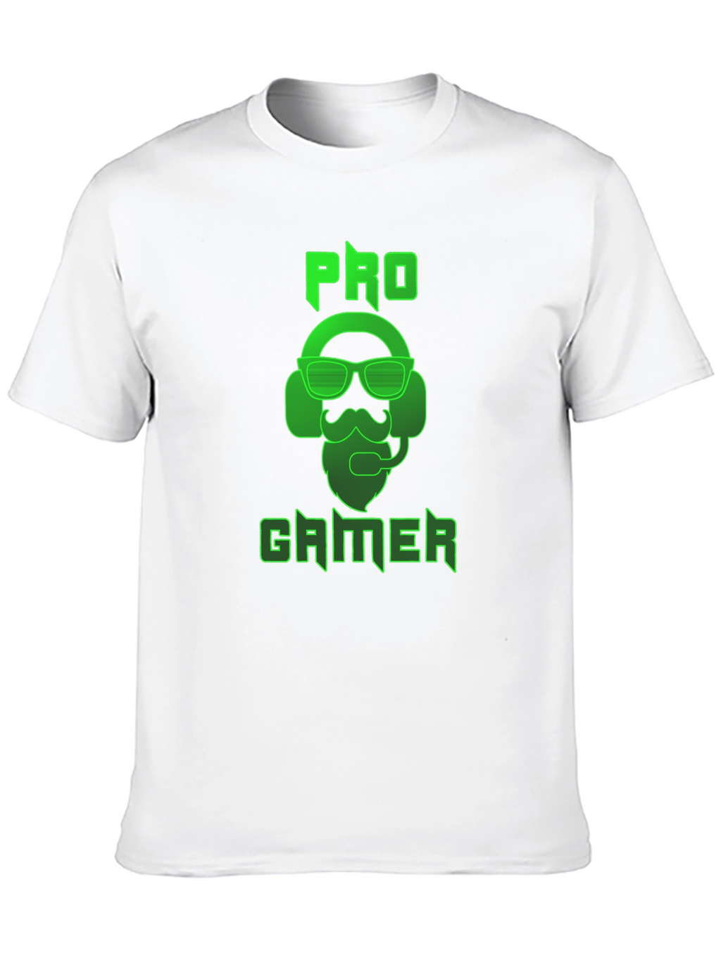 Pro Gamer Black T-Shirt - Bearded Gamer Design