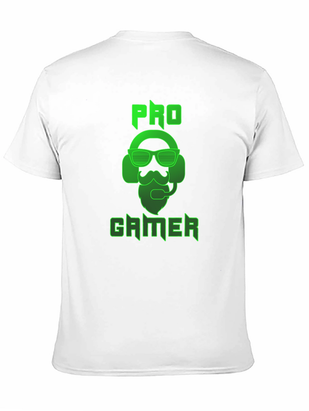 Pro Gamer Black T-Shirt - Bearded Gamer Design