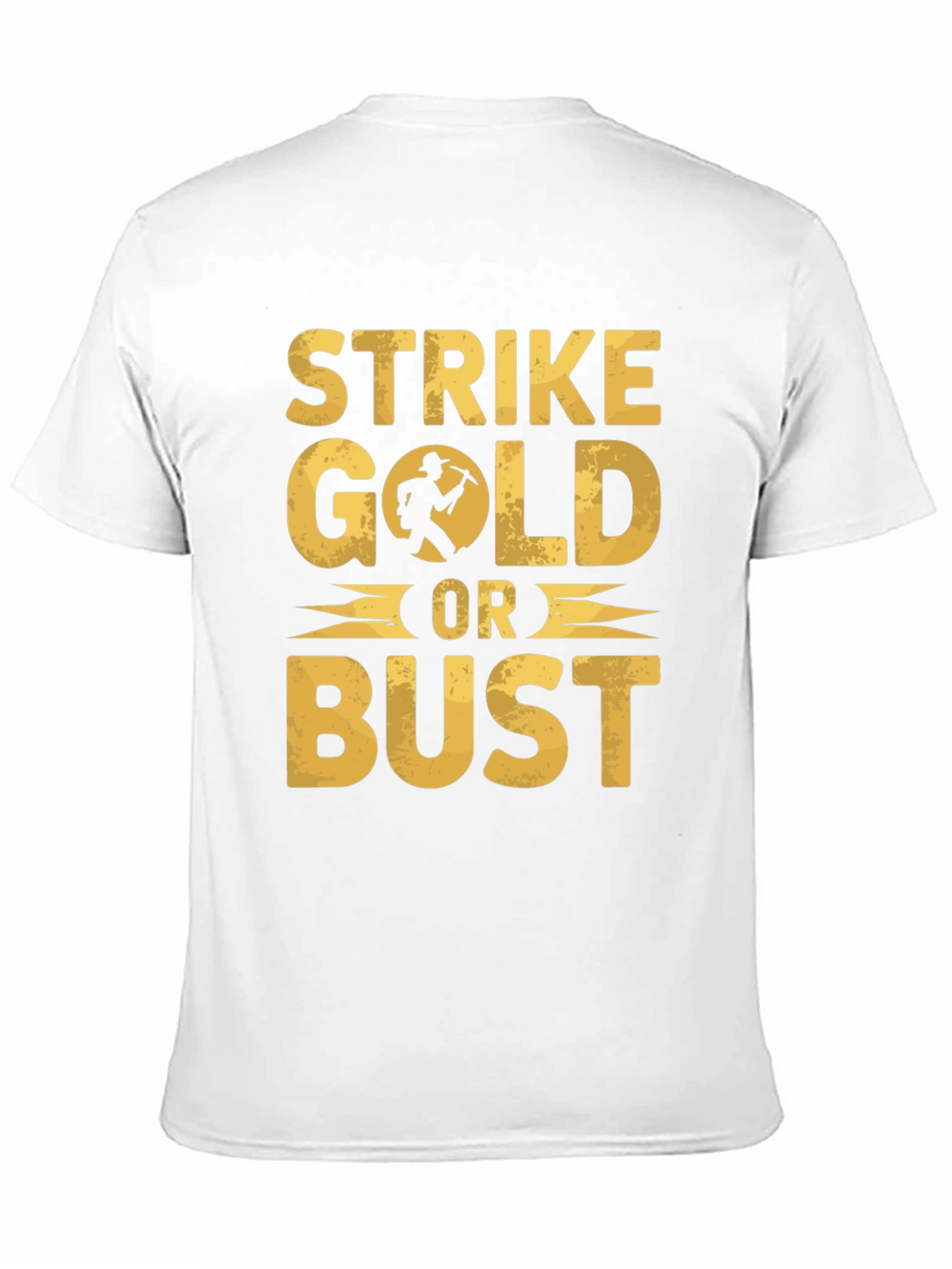 Strike Gold Or Bust Graphic T-Shirt - Black