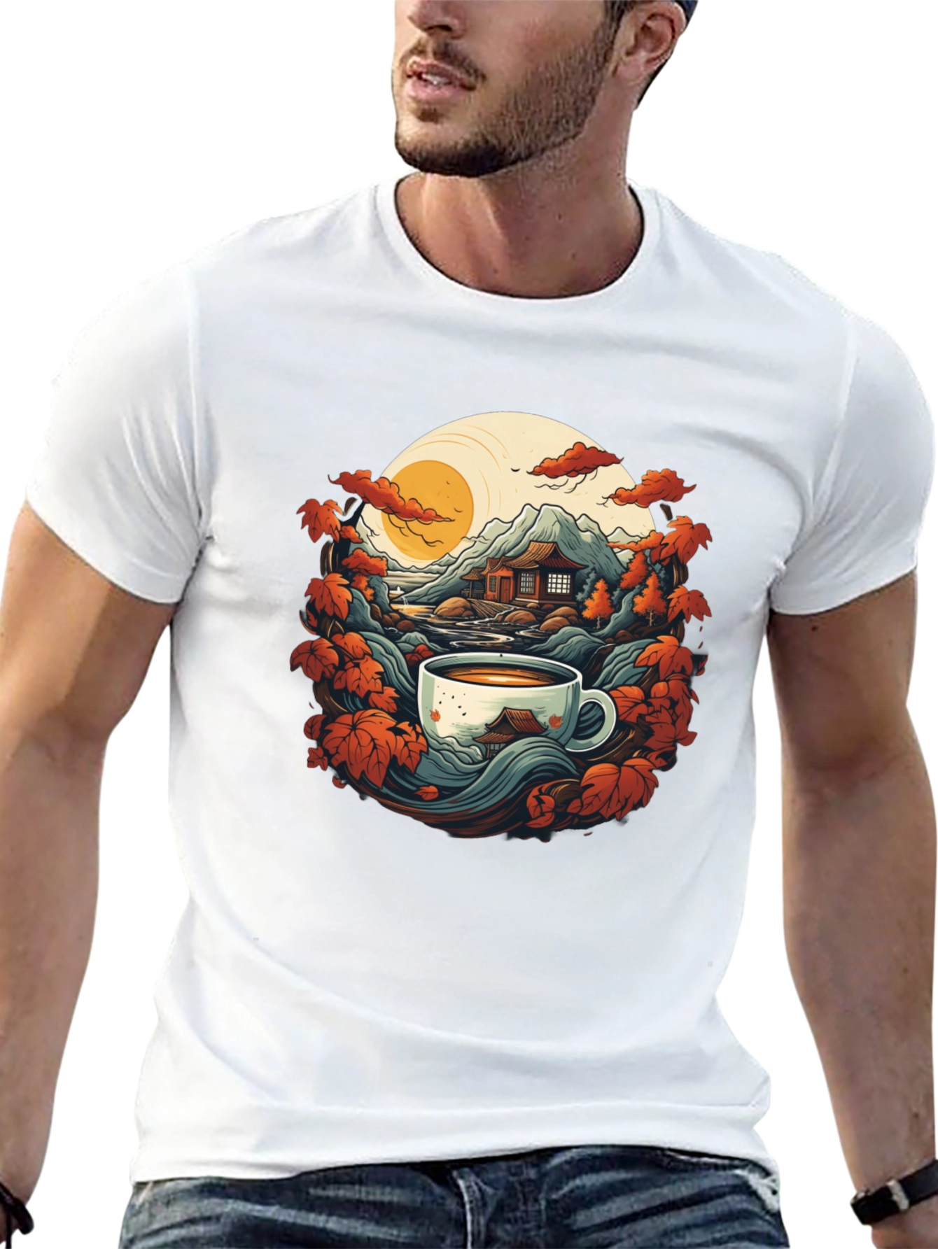 Coffee Zen Black T-Shirt