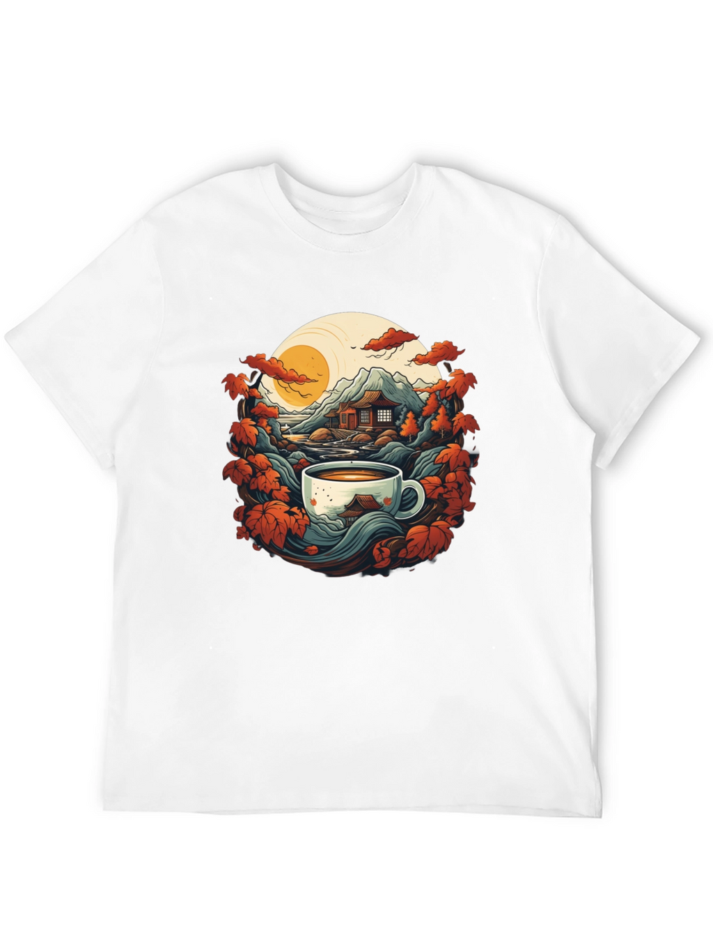 Coffee Zen Black T-Shirt