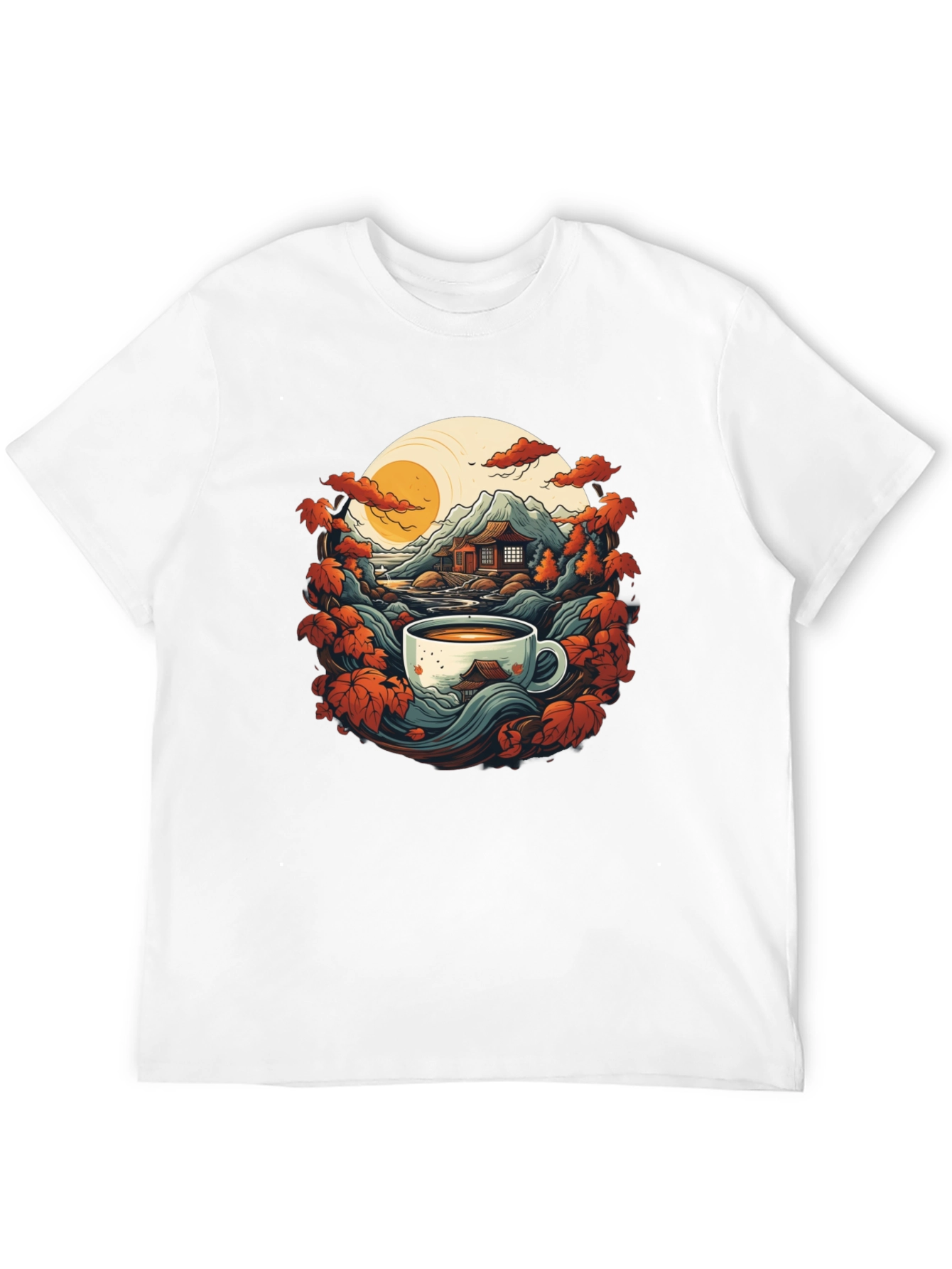 Coffee Zen Black T-Shirt