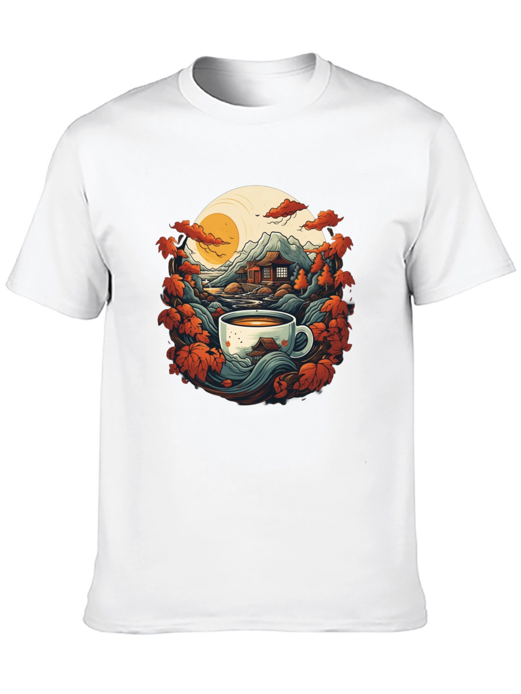 Coffee Zen Black T-Shirt