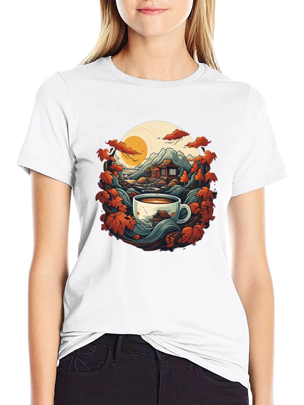 Coffee Zen Black T-Shirt