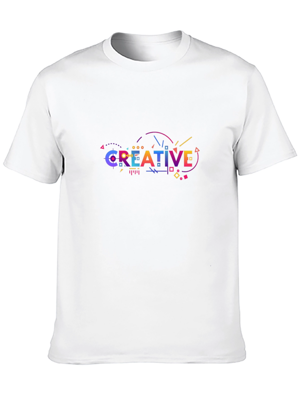Creative Design Black T-Shirt
