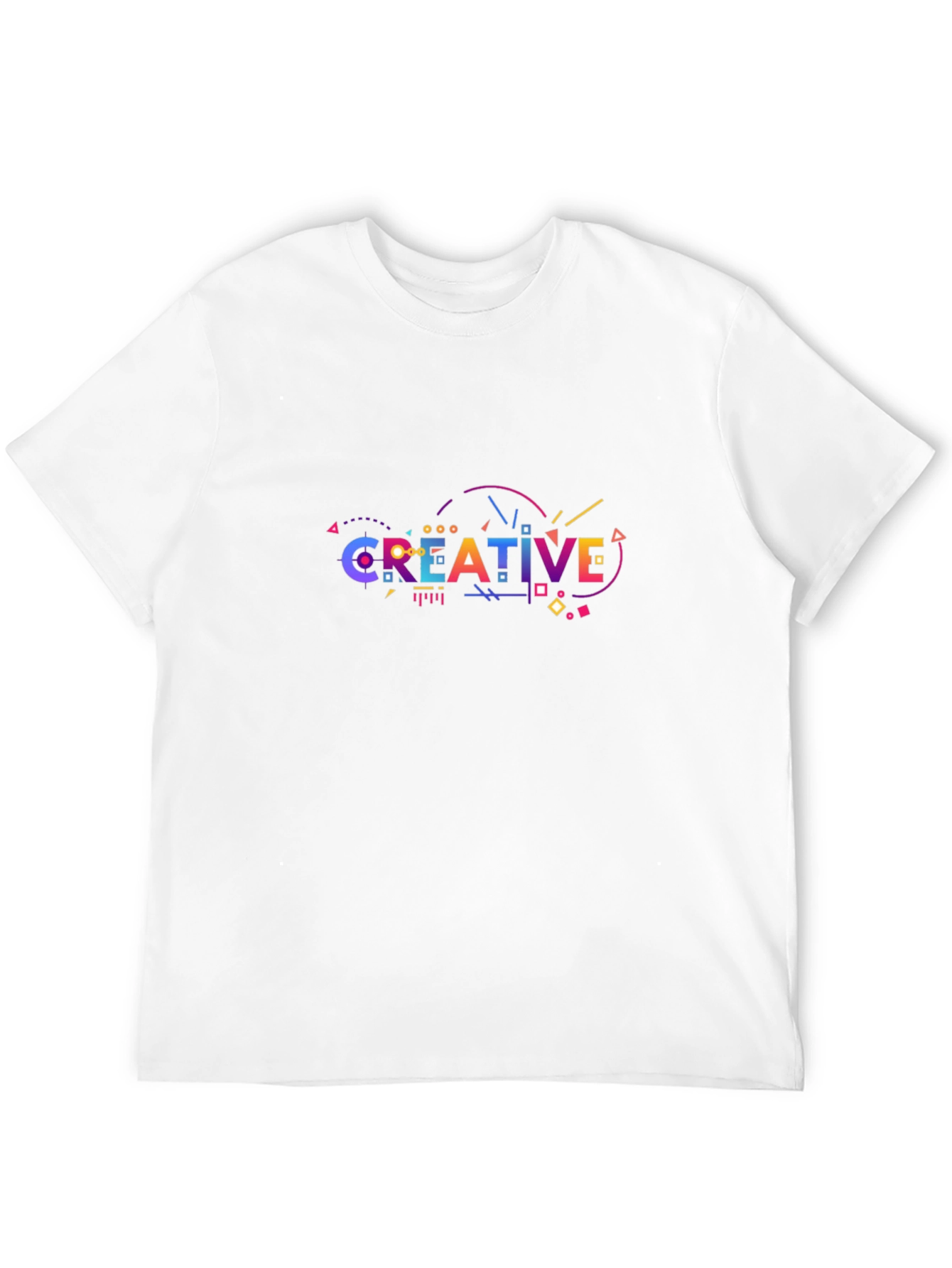 Creative Design Black T-Shirt