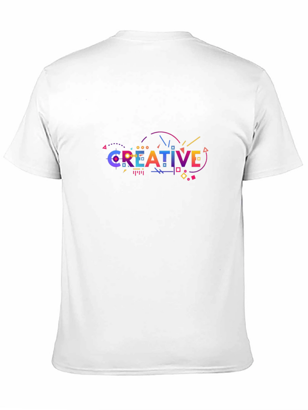Creative Design Black T-Shirt