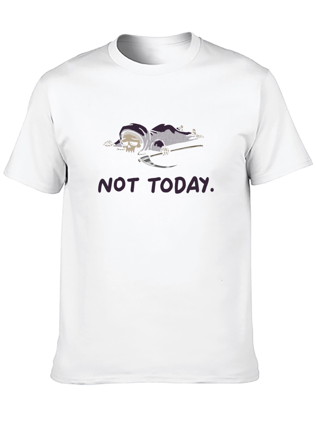Not Today Graphic T-Shirt Dark Humor Tee