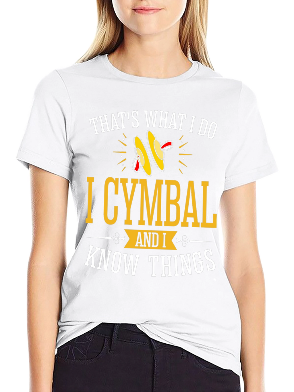 Cymbal Player Graphic Tee - I Know Things