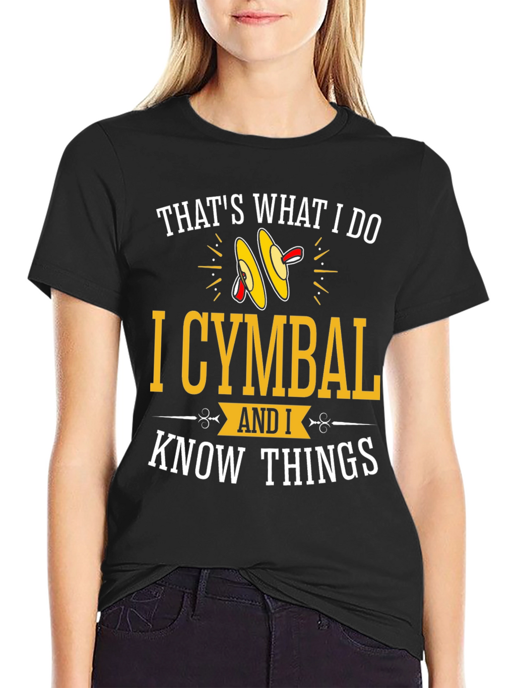 Cymbal Player Graphic Tee - I Know Things