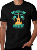 Ukulele Player T-Shirt - Yesterday I Couldnt Spell