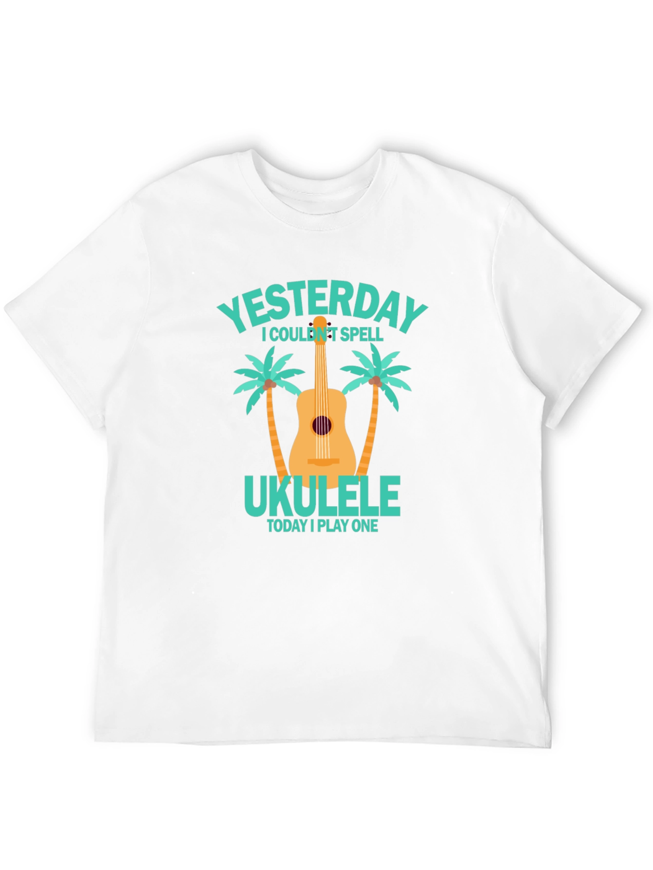 Ukulele Player T-Shirt - Yesterday I Couldnt Spell