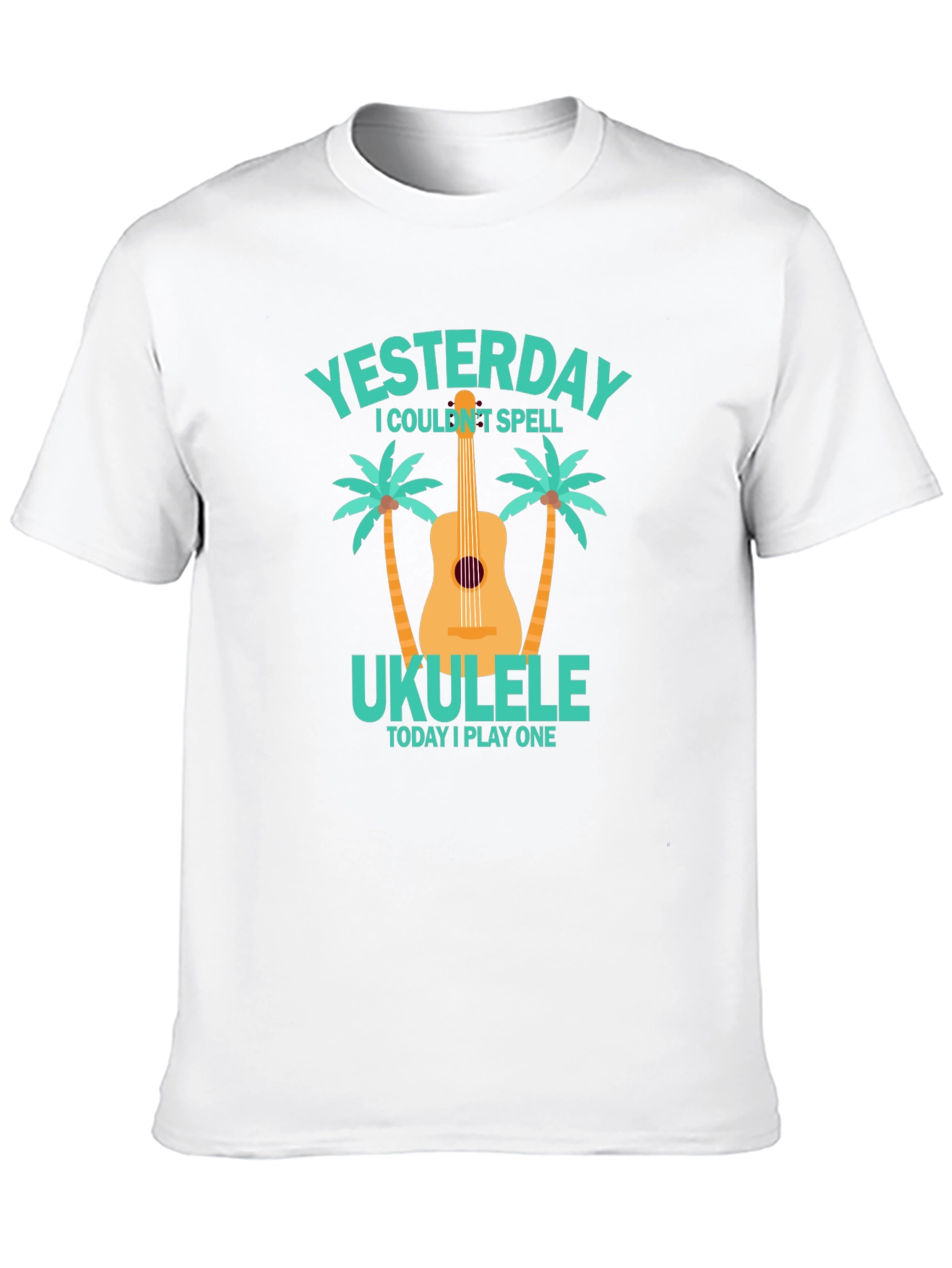 Ukulele Player T-Shirt - Yesterday I Couldnt Spell