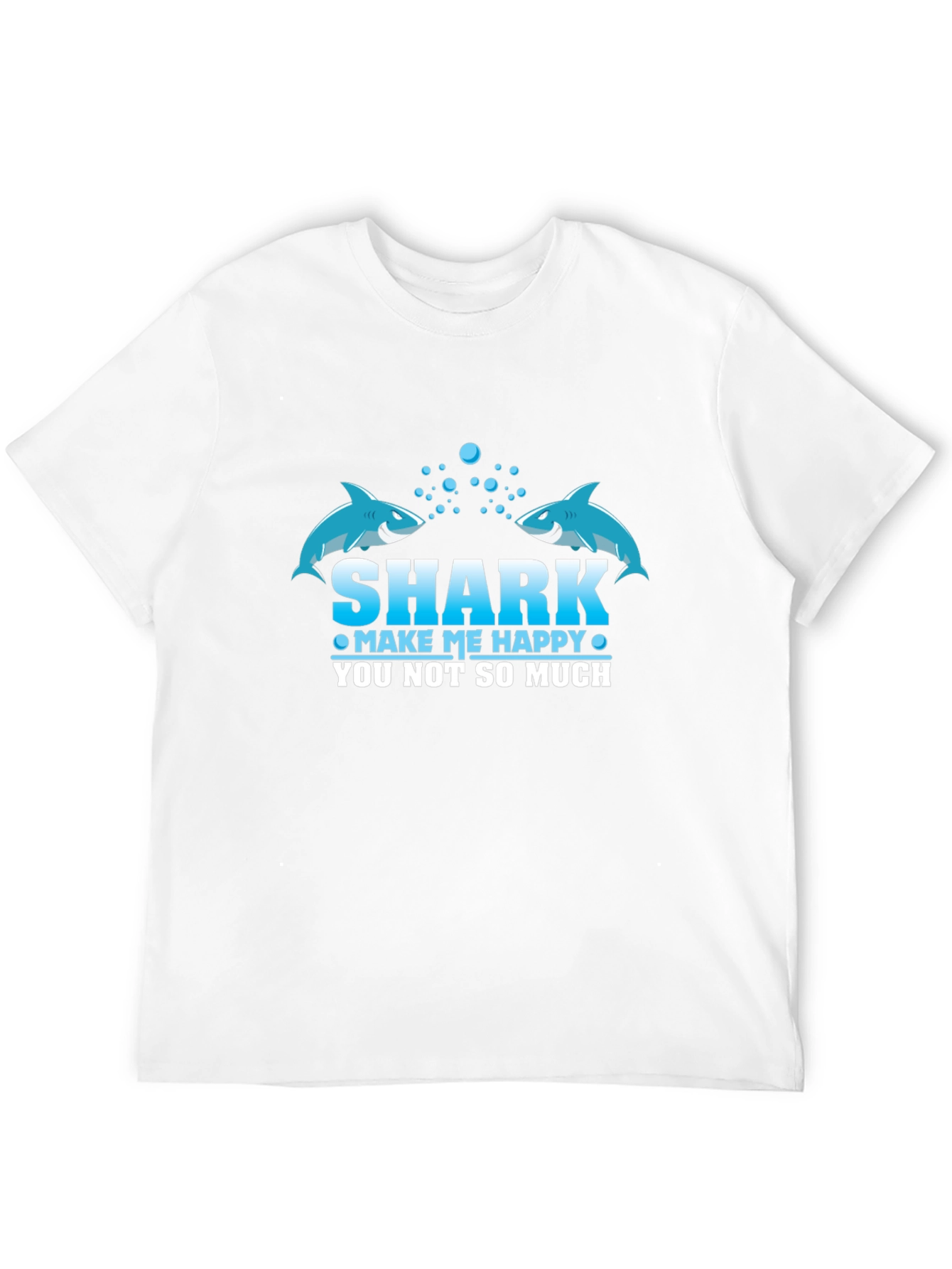 Shark Make Me Happy Graphic T-Shirt