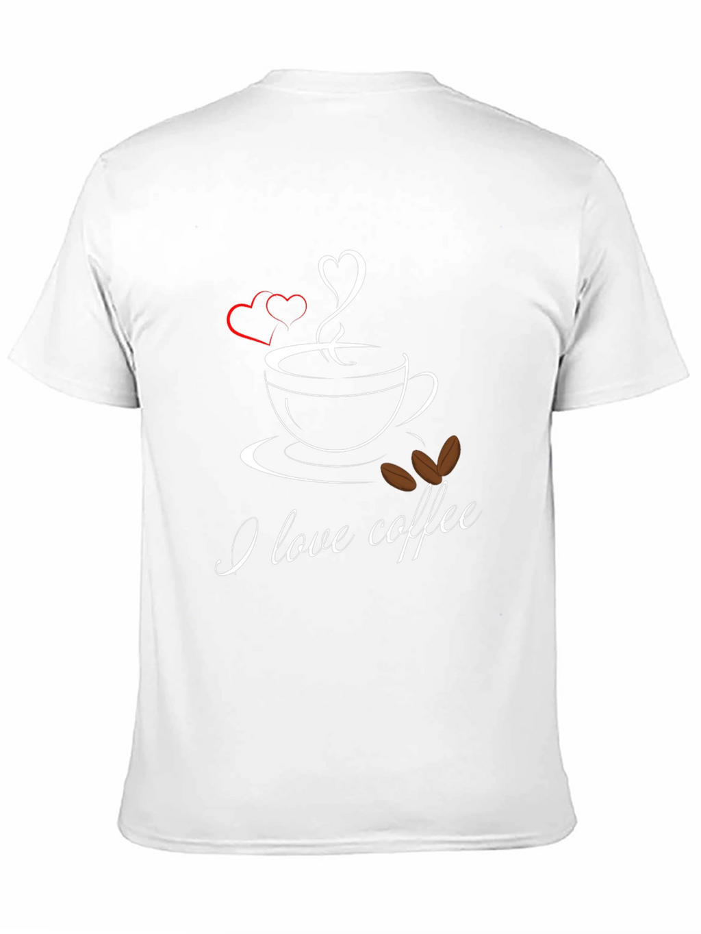 I Love Coffee Graphic Tee - Soft Cotton Blend