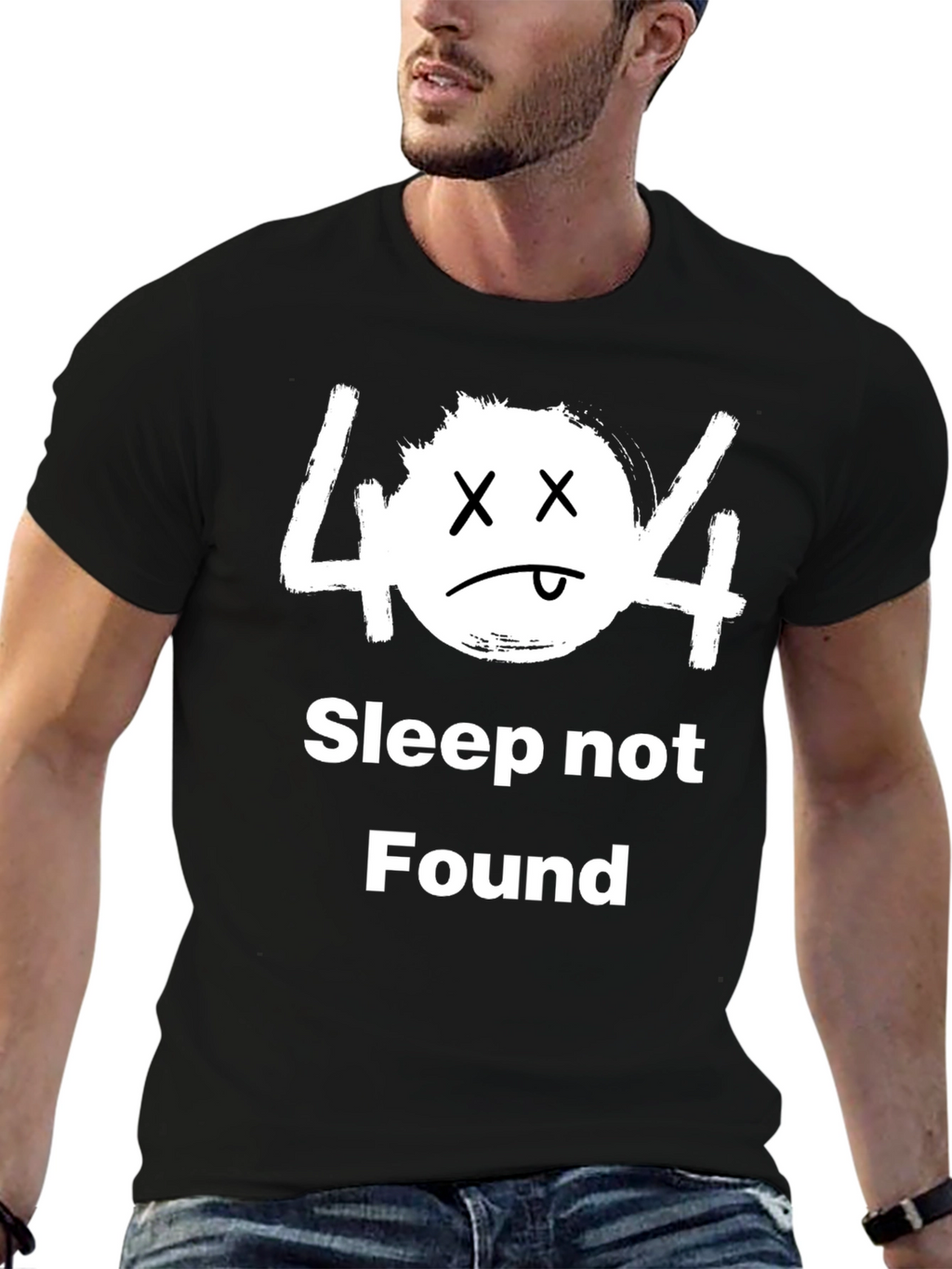 404 Sleep Not Found Graphic T-Shirt