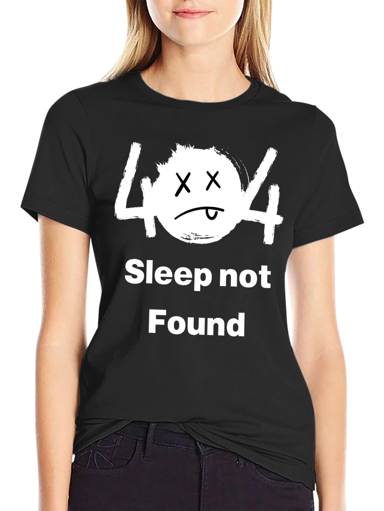 404 Sleep Not Found Graphic T-Shirt