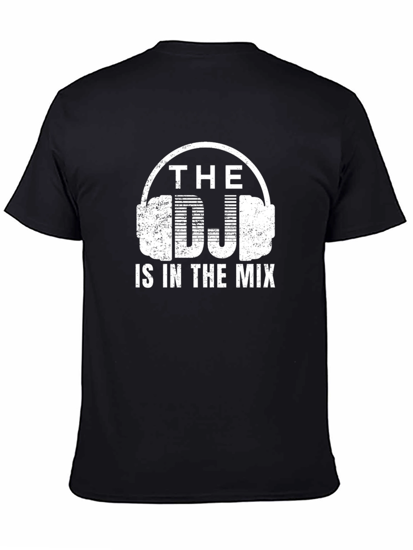 The DJ is in the Mix Black Graphic T-Shirt