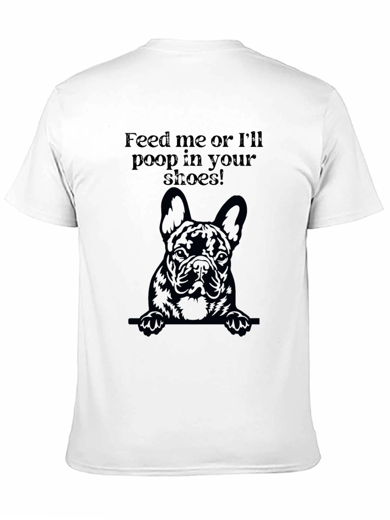 Feed Me Dog Graphic T-Shirt