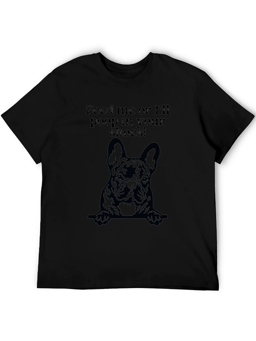 Feed Me Dog Graphic T-Shirt