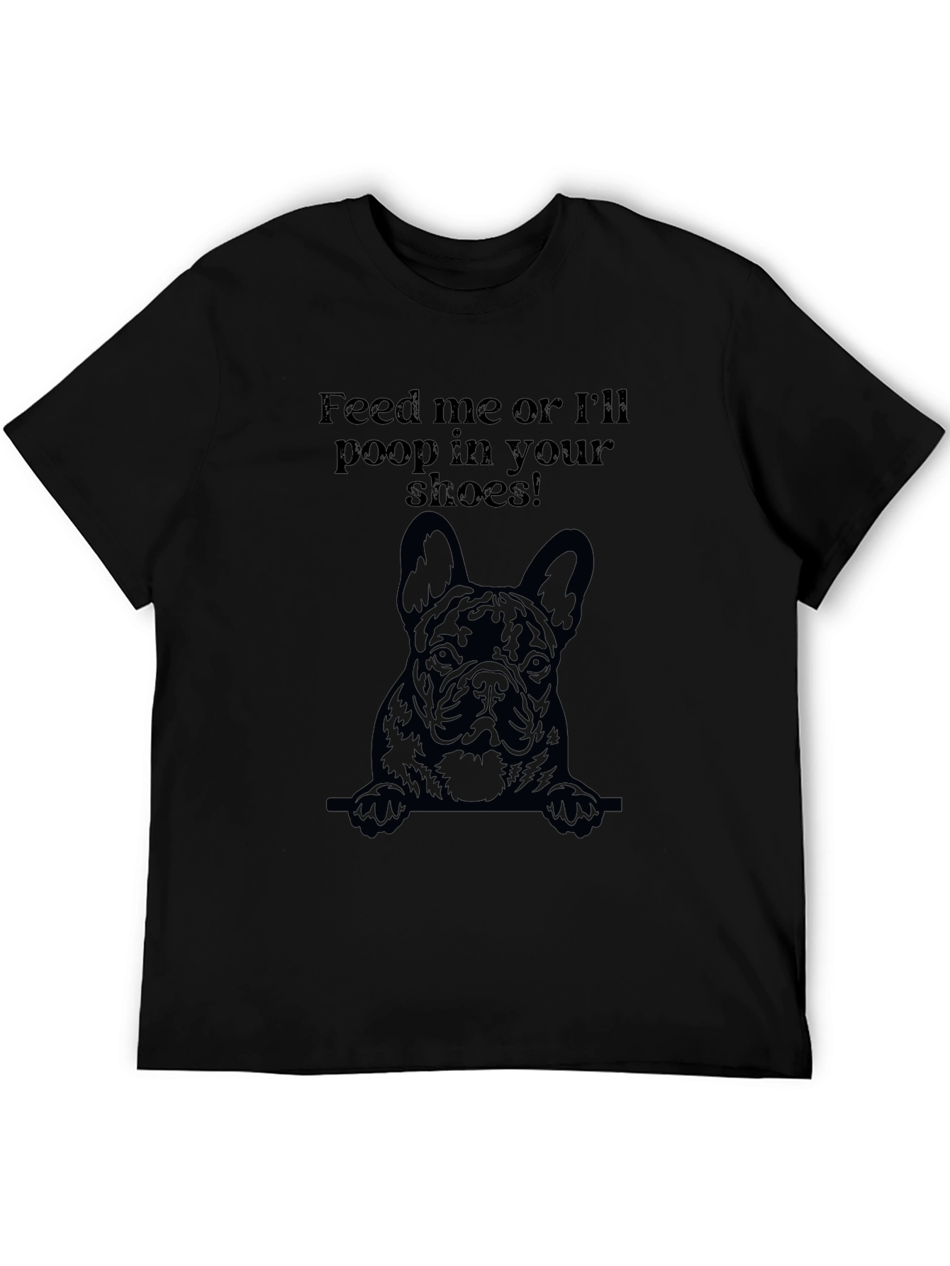 Feed Me Dog Graphic T-Shirt