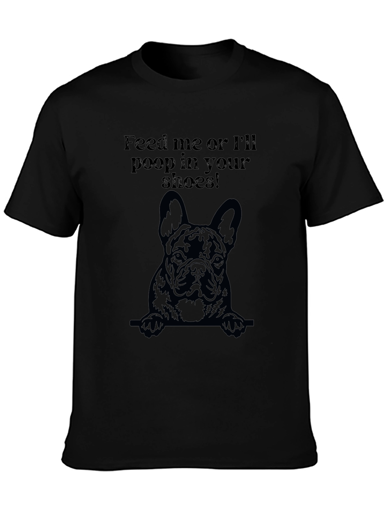 Feed Me Dog Graphic T-Shirt