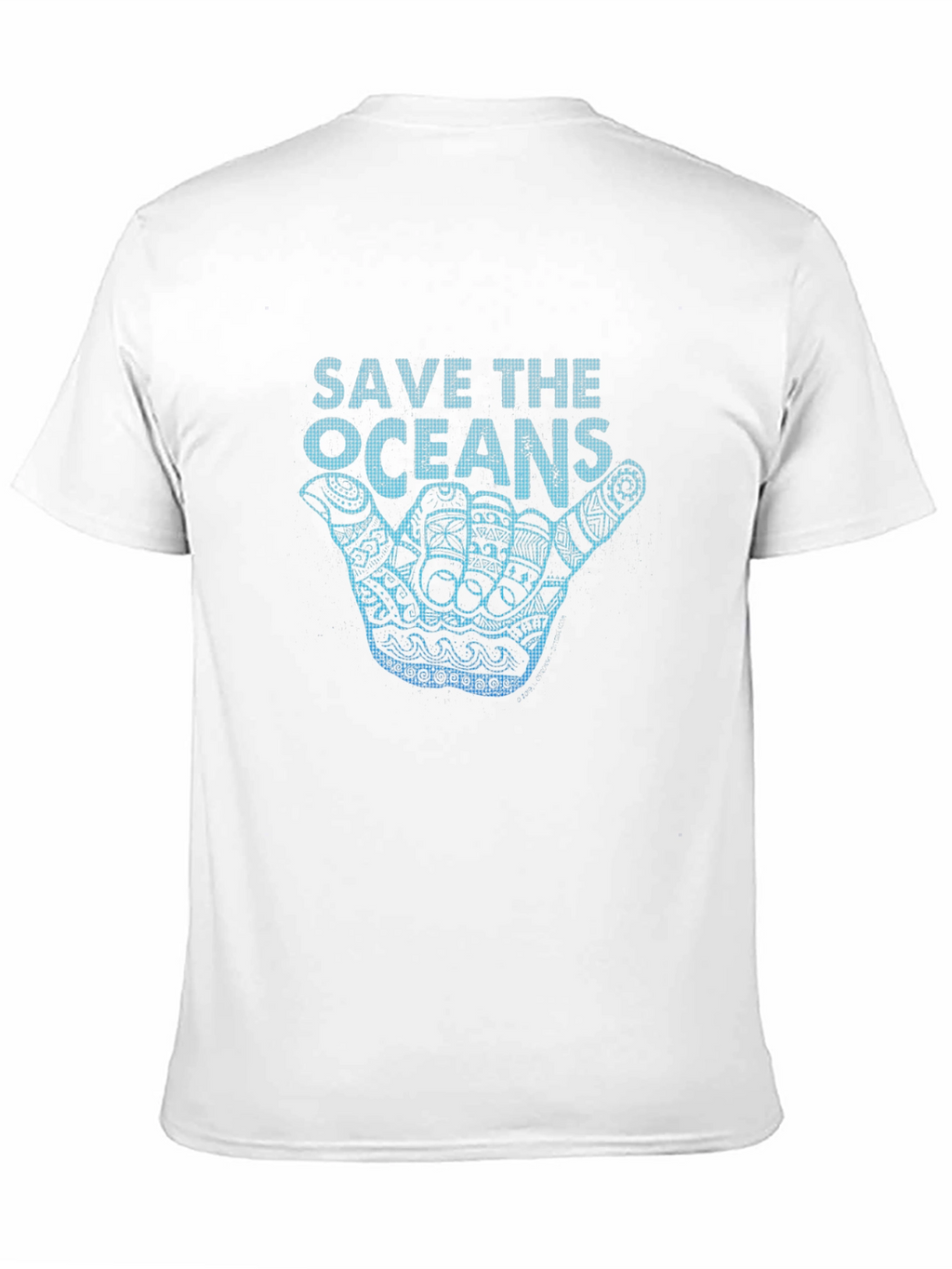 Save The Oceans Graphic T-Shirt Black