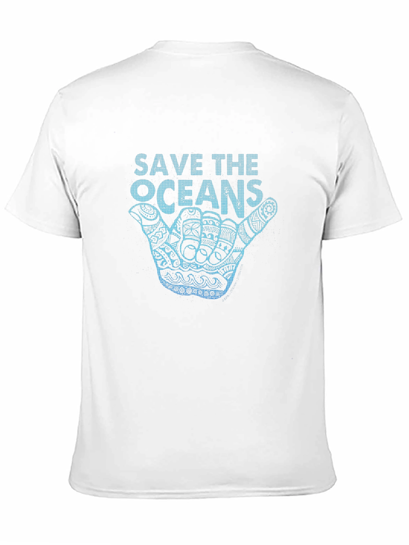 Save The Oceans Graphic T-Shirt Black