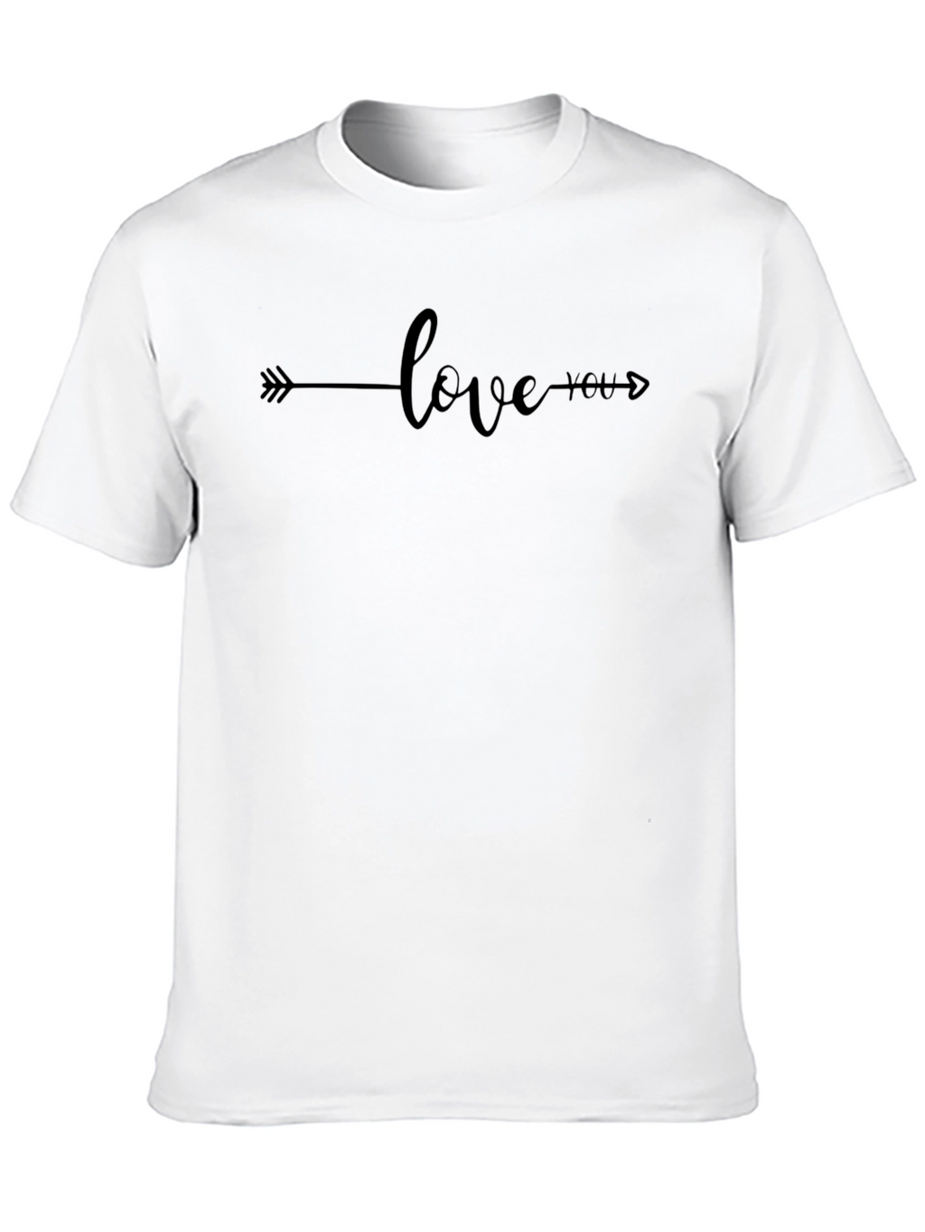 Love Arrow Graphic Tee - Stylish Black Shirt